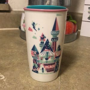 Starbucks glass Disneyland tumbler